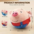 thumbnail image 3 of Interactive Dog Toys Pig,Rechargeable/Remote Control/Bluetooth New Active Moving Pet Plush Toy with Recording and Music Modes,Washable Cartoon Pig for Small/Medium/Large Dogs, 3 of 9