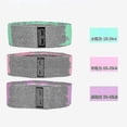 thumbnail image 4 of Bandas de resistencia para piernas y glúteos, bandas de cadera y glúteos de 3 niveles para ejercicios de sentadillas, set de bandas de glúteos de 3 niveles, regalo para mujeres, 4 of 4