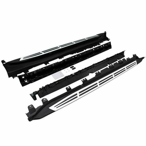 Black Horse Aluminum OEM Replica Running Boards Compatible with 2019-2024 BMW X5