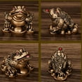 thumbnail image 4 of TISHITA 2x Grenouille de Richesse Fortune Chan Chu Argent Chance Prospérité Feng, 4 of 7
