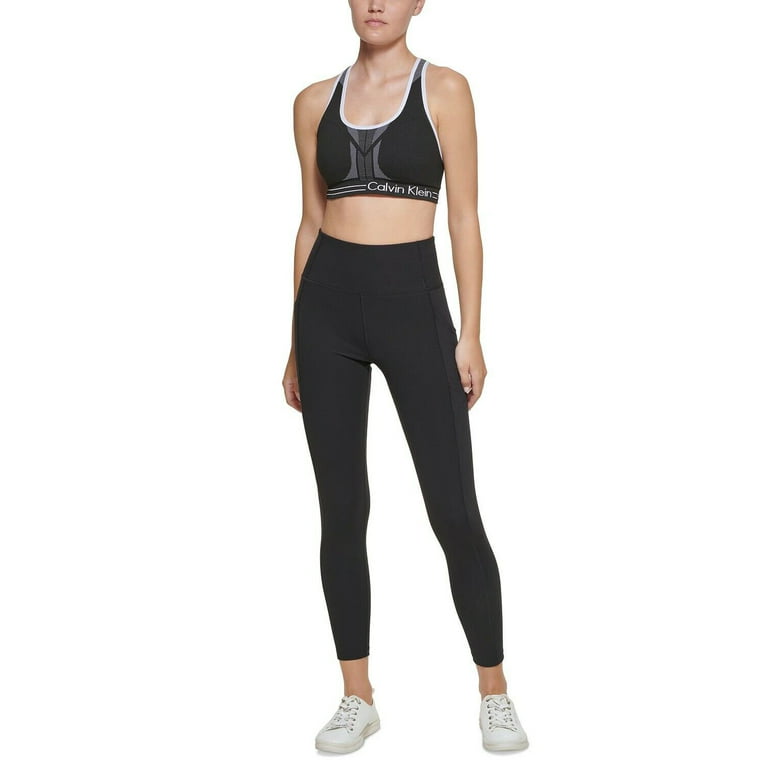 Calvin Klein Performance Women's Printed 7/8 Fitness Tights W/Back Shirring