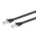 thumbnail image 2 of Monoprice Cat6 PoE Ethernet Patch Cable - 600V, Shielded RJ45, Solid, 550MHz, STP (U/FTP), 24AWG, 3ft, Black, 2 of 2