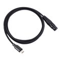 thumbnail image 4 of LNGOOR Usb-C Type-C Male To 3Pin Xlr Female Microphone Audio Cable Adapter Line 10Ft 2M, 4 of 9
