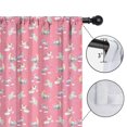 thumbnail image 4 of Blackout Kids Curtains,Pink Unicorn Moon Rainbow Pattern Childrens Insulated Curtains Set Of 2,Bedroom Essentials,Toddler Room Decor 52"x84", 4 of 5