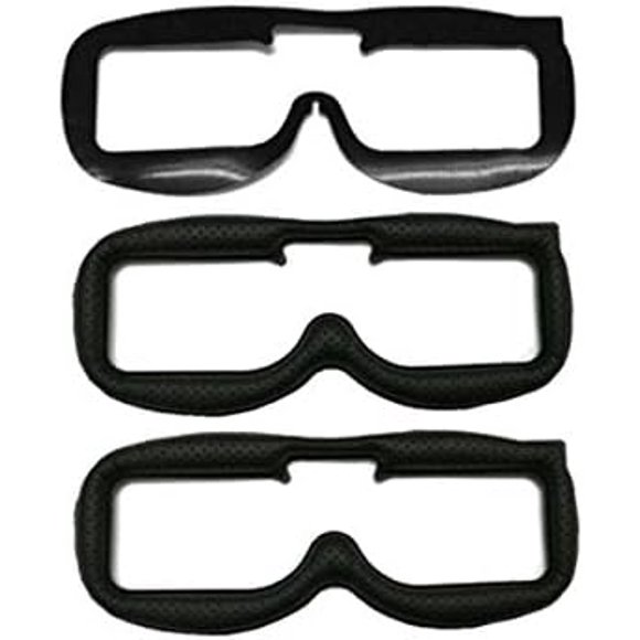 Ochoos 2PCS Replacement Faceplate Leather Fabric Pad KIT for Fatshark FPV Goggles