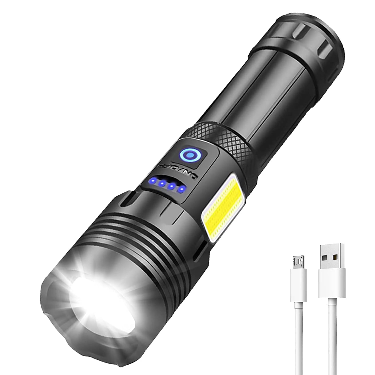 Rechargeable LED Flashlights High Lumens, Meromore 90000 Lumen Super