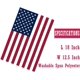 thumbnail image 5 of Bandera Americana Jardín Americano Banner 30 x 45 cm - Bandera Americana Pequeña de Doble Cara Patriótica Jardín (American Garden Banner) Sincero Electrónica, 5 of 5
