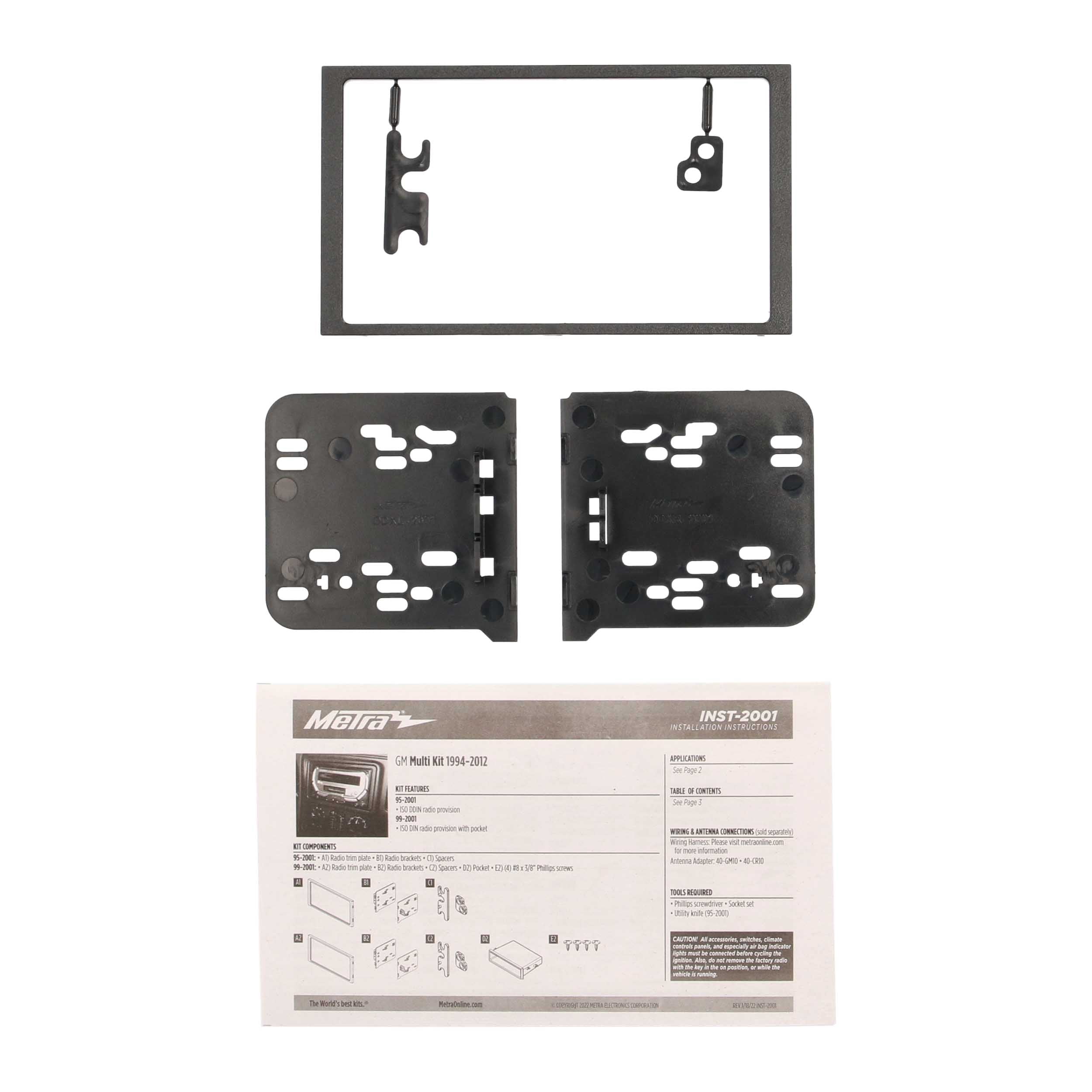 Metra Double-DIN Multi Kit for 1994 through 2012 GM