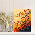 thumbnail image 2 of Qisvanset 12x16 Inch 2D Flat Framed Canvas Art, Isaiah Bible Verse Holly Berry Matisse Style Holiday Religious Wall Decor Gift, 2 of 5
