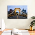 thumbnail image 3 of Elephant Stock Roberto Clemente Bridge Wall Art - Horizontal Canvas Wall Art - Living Room Wall Decor - Transportation Canvas - Gray And Orange Decor - 12" x 8", 3 of 8