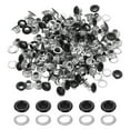 thumbnail image 1 of Uxcell 110 Pcs Ojetes con Arandelas 1/8" Kit de Grommets Negro, 1 of 7