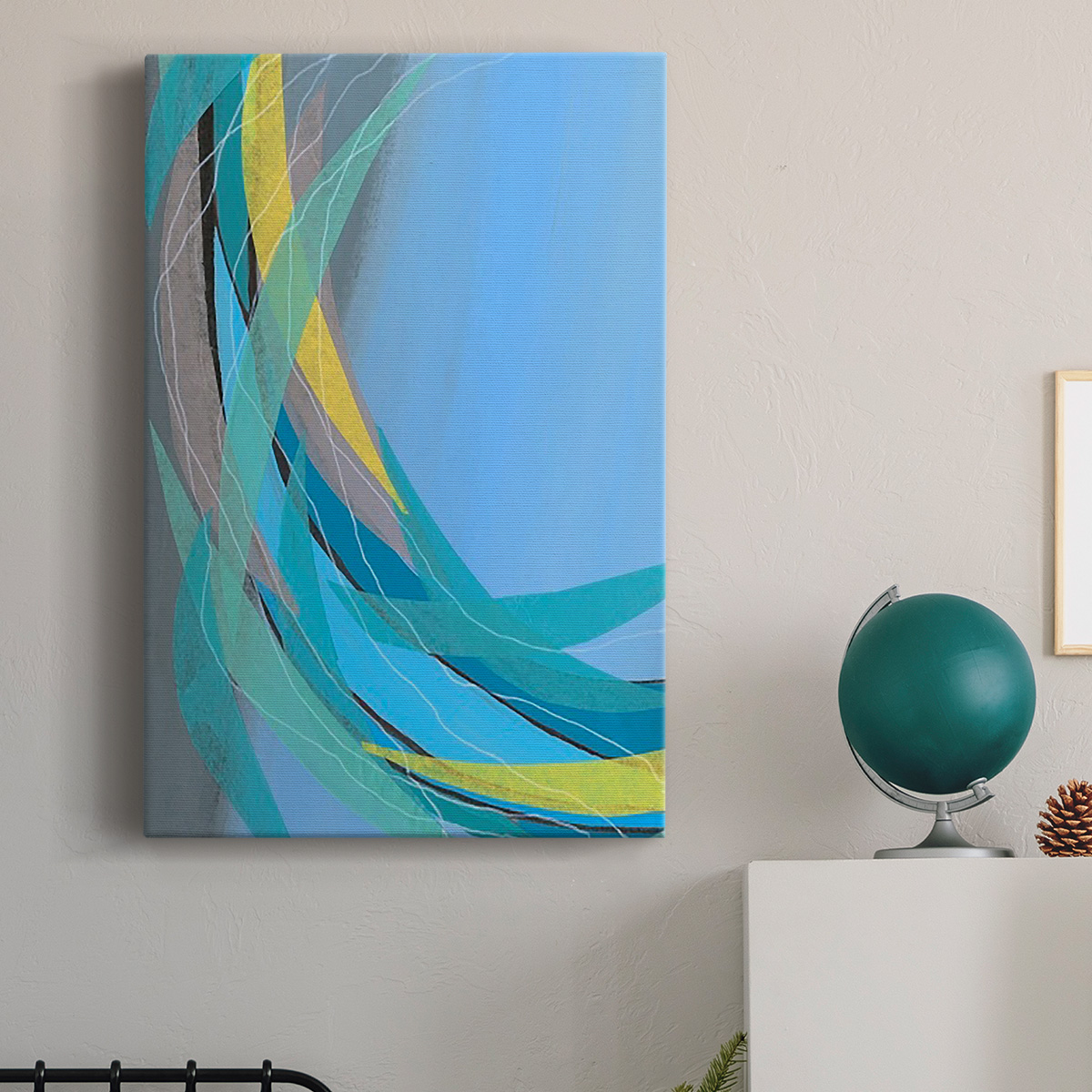 Circulating Flow I Premium Gallery Wrapped Canvas - Ready to Hang