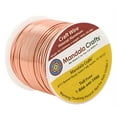 thumbnail image 2 of Mandala Crafts 12 14 16 18 20 22 Gauge Anodized Jewelry Making Beading Floral Colored Aluminum Craft Wire (18 Gauge, Copper), 2 of 4