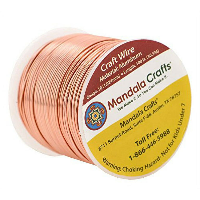 Buy Mandala Crafts Copper Wire for Jewelry Making – Metal Craft Wire for  Crafts – Tarnish-Resistant Beading Jewelry Wire Coil Wire for Jewelry  Wrapping Silver 26 Gauge 55 Yards Online at desertcartKUWAIT