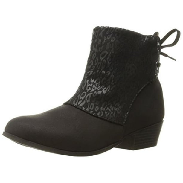 Jessica Simpson Jessica Simpson Girls Leo Animal Print Ankle Boots Walmart Com Walmart Com