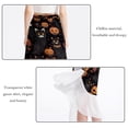 thumbnail image 2 of Cat Chic Chiffon Beach Dress with Polyester Straps - Women's Beach Skirt, 2 of 6