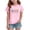 Tshirts-Pink, variant on kpoplk Girl's Graphic Tees Short Sleeve Hawaiian T Shirt Summer Casual Vacation Tops(Hot Pink,7-8 Y)