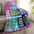 thumbnail image 3 of Graduation Gifts - Graduation Gifts 2024, 2024 Graduation Gifts, Graduation Gifts for Her College/Masters Degree Graduation - Class of 2024 Graduation Throw Blanket Gifts 50x60, 3 of 6