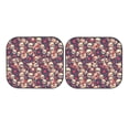 thumbnail image 4 of Picia Skull rock music record 2 Piece Car Windshield Sun Shade Foldable | Foldable Sun Shield for Front Window Blocks UV Rays and Keeps Your Vehicle Cool-Small, 4 of 7