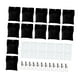 thumbnail image 2 of 12 pesas para cortinas de exterior resistentes y profesionales con abrazaderas. Negro, 2 of 9