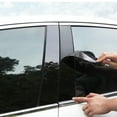 thumbnail image 3 of 6 Pack Gloss Black Pillar Window Trim for Range Rover Evoque L551 2020-2025-, 3 of 4