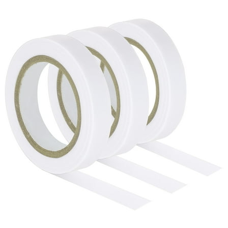 Uxcell 32.8Ft Tennis Racket Badminton Racquet Grip Finishing Tapes, White 3 Pack