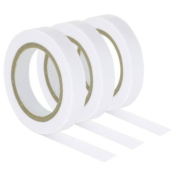 Uxcell 32.8Ft Tennis Racket Badminton Racquet Grip Finishing Tapes, White 3 Pack
