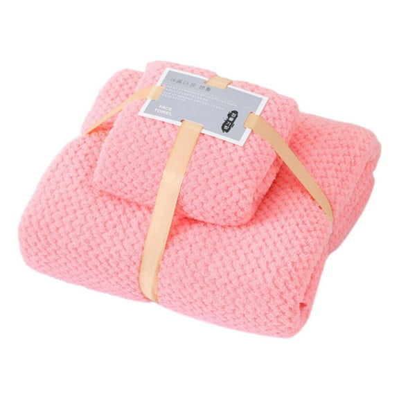 QLFSCXG Home Decor Coral Fleece Towel Bath Towel Mother In Law Set Towel Children Adult Soft Absorbent Four Seasons Available Towel Bath Towel Two Piece Set