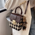 thumbnail image 2 of Bolso de diseño de nicho francés Bolso de mujer de primavera Bolso bandolera popular Bolso cuadrado pequeño portátil, 2 of 6