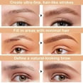 thumbnail image 6 of 4-Fork Tip Eyebrow Pen, Waterproof Brow Color for Natural Hair-Like Brows, Long-Lasting, 2ml, #01 Light Brown, 6 of 12