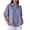 *1-Purple, variant on VBVC Women's Half Zip Waffle Collared Top , V Neck Short Sleeve Blouse For Women , Ladies' Loose Fit Breathable Summer Shirt, Black , S-3XL