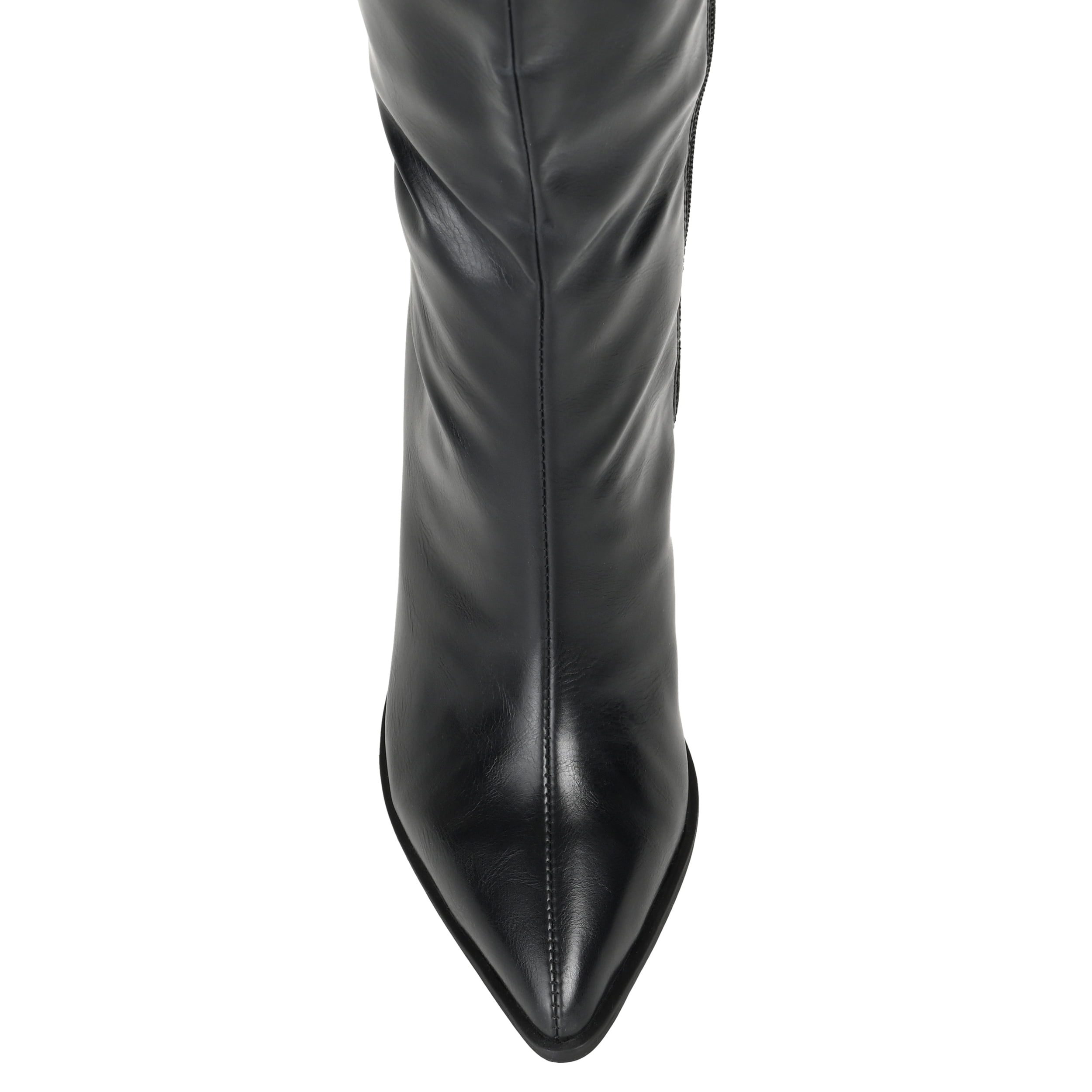 Journee Womens Daria Tru Comfort Foam Wide Width Wide Calf Stacked Heel Knee High Boots