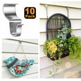 thumbnail image 1 of No-Hole Needed Vinyl Siding Hanger Hooks  10 Pack Heavy Duty Vinyl Siding Clips, 1 of 7
