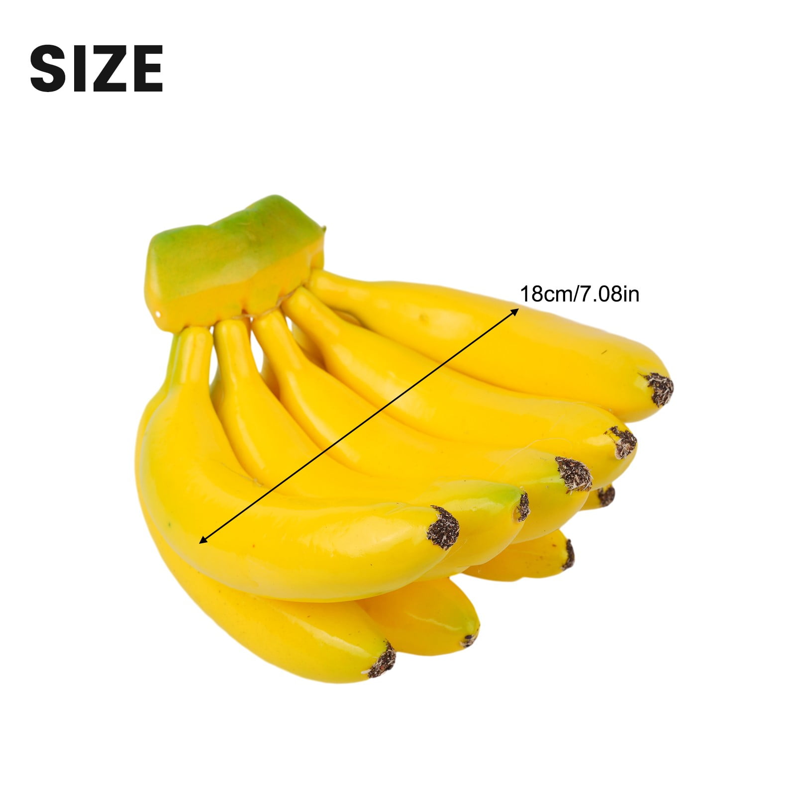 Bgsha Artificial Banana Fake Fruit Plastic Model Decorative Home