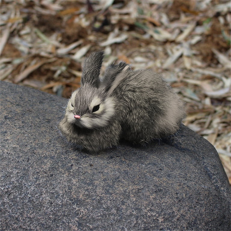 Realistic Furry Rabbit Bunny Realistic Stuffed Animals