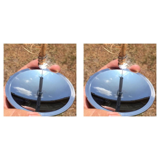 Eigraketly Supervivencia al fuego Equipo a prueba de viento a prueba de agua Encendedor solar Quemador Herramienta de emergencia liviana Camping paquete de bolsa 2piezas