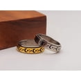 thumbnail image 6 of Spinner Ring Titanium steel Worry Ring, Meditation Ring Anxiety / Stress, 6 of 11