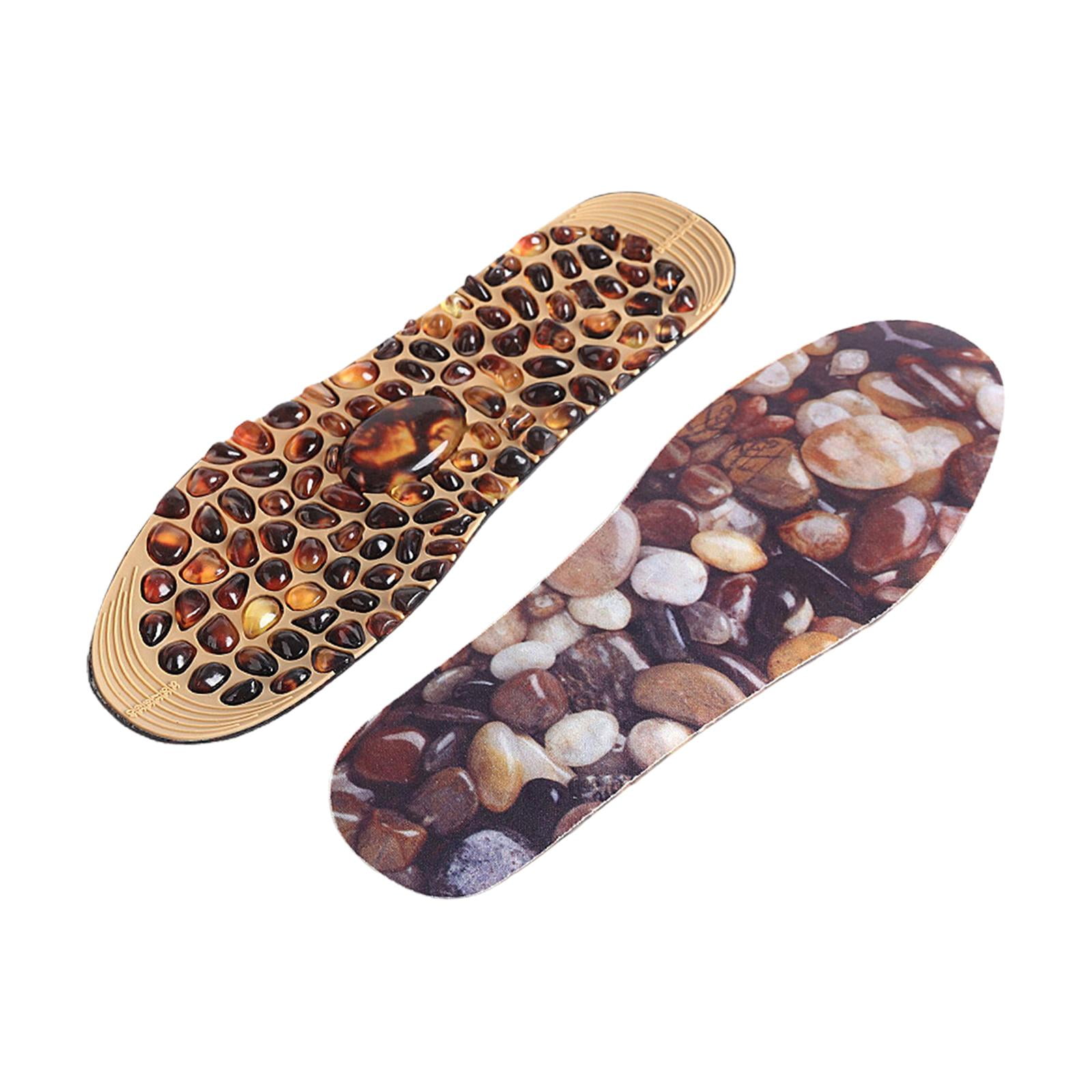 Semelles Magnétiques Massage Réflexologie - Une Taille, Noir - Neuf Pour Pieds Et Circulation