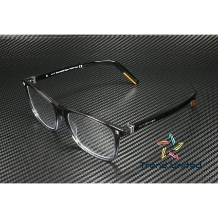 Ermenegildo Zegna EZ5187 005 Black Clear Lens Plastic 56 mm Men's Eyeglasses