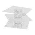thumbnail image 1 of DOLITY Acrylic Cake Stand Cake Tier 3 Tier Flower Organizer Dessert Floating Table Cake Large, 1 of 9