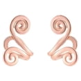 thumbnail image 1 of Pendientes de Clip Jumpingount para mujer Dorado y Oro rosa estilo simple, 1 of 6