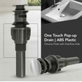 thumbnail image 4 of Bathroom Sink Pop-Up Drain Assembly with Overflow for vanity, Chrome, 4 of 10