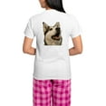 thumbnail image 2 of CafePress - Yorkshire Terrier Women's Light Pajamas - Women's Short Sleeve Print T-Shirt and Pants Light Cotton Pajama Set, 2 of 8