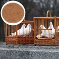 thumbnail image 2 of 6 almohadillas de fibra de coco para nidos de pájaros, esterilla de fibra de coco para nidos de cría de aves, 2 of 8