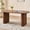 Walnut Grain, variant on 70.8" Oval Dining Table for 4-6 People, Modern Farmhouse Kitchen Table | Rustic Wood Grain | Breakfast Dinner Wood Dining Table for Gathering, Kitchen, Dining Living Room, Natural