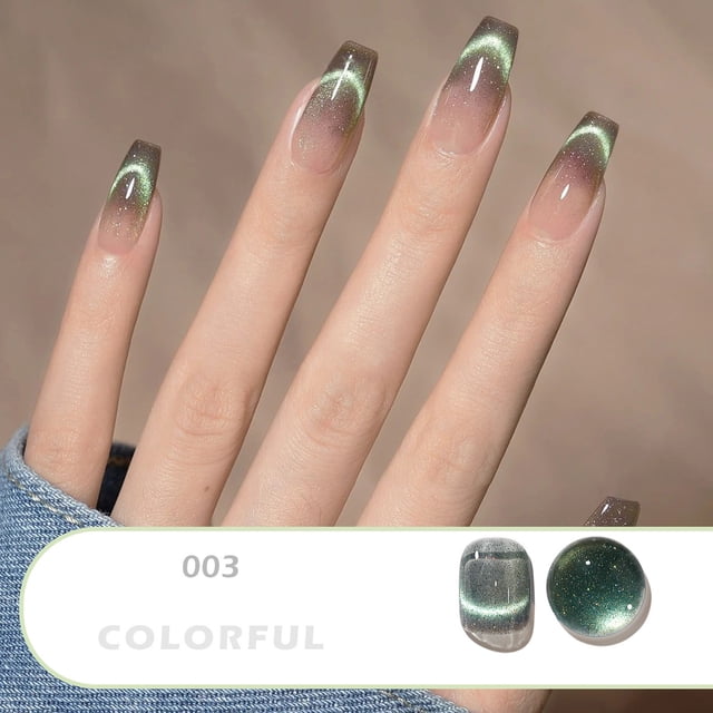 Gel de uñas transparente para esculpir uñas, para realzar uñas, Dreamy Dynamic - Gel de uñas ojo de gato, aceite e invierno, nuevo gel de fototerapia para uñas, 8 ml.