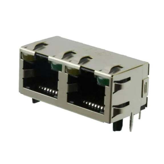1116353-1 Connector/Modular Ethernet Connector INV MJ 1X2 PNL GRD LED, RoHS