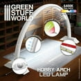 thumbnail image 3 of Green Stuff World Hobby Arch LED Lamp - Faded White New, 3 of 4