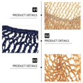 thumbnail image 4 of 2pcs Handcraft Crochet Net Hat Long Sleeping Hat Hair Protective Nightcap Hair Protector(Navy, Khaki, 1pc for Each Color), 4 of 4