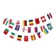 thumbnail image 1 of KAKOWELY Bandera de campeonato de 24 países, banderines colgantes internacionales para clubes, restaurantes, bares, césped y decoración de calles., 1 of 5
